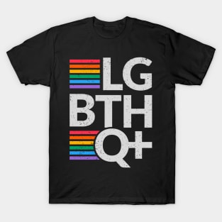 Shining with Pride: Embracing the LGBTQ+ Community T-Shirt